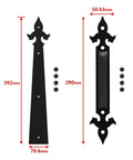 Built Tough Garage Door Handles With Six Pack Soft Close Hinges Real Deal Solid Steel Cabinet Hardware smooth black metal handles dimensions