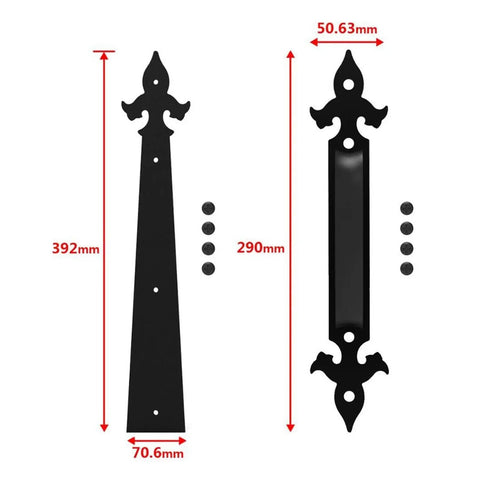 Built Tough Garage Door Handles With Six Pack Soft Close Hinges Real Deal Solid Steel Cabinet Hardware smooth black metal handles dimensions