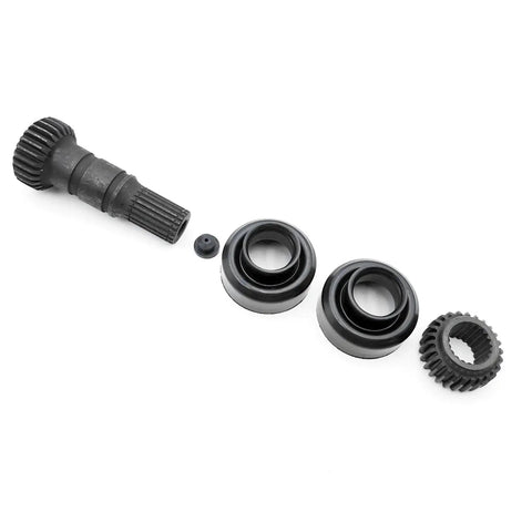 Badass Gear Shaft Collar Cover Kit Build Fits 800 Z8 800EX and 1000 Transmission Upgrade Keeps It Smooth Under Pressure With Sealed Shell Protection Against Dirt Grab This Sweet Deal for Your Ride and Get Back on the Trails like a Boss. black metal gear shaft collar cover kit for 800 Z8 800EX 1000 transmission