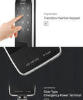 GTouch Digital Rim Lock With Traceless Slim Body Master Mode Forced Lock Automatic Locking Volume Control slide terminal