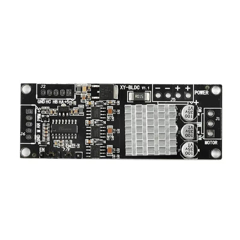 Three Phase DC Brushless Hall Motor Controller Module 12 To 30V Beefy 200W Drive Board with 10KHz PWM and Analog 0 To 5V PLC Control