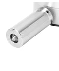 Close-up of the stainless steel probe of the Real Deal Fruit Hardness Tester Penetrometer For Big League Orchards.