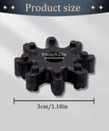 Heavy Duty Top Shelf Flexible Steering Coupler Pair Replacement 563152K000FFF drop straight into Kia Sonata Elantra Santa Fe, black rubber part, 3cm.