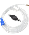Hand Fuel Siphon Pump For Fast Transfer No Spill Easy Pour High Flow Manual Siphon With 2 Durable PVC Hoses and copper connector