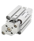 Compact Guide Rod Air Cylinder And Pneumatic Actuator with aluminum body and steel rod for heavy duty clamping tasks.