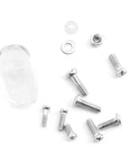 Screws and nose pad from Stainless Steel Watch And Eyewear Repair Kit With Tweezers And Screw Set, All In One Handy Universal Multi Purpose Diy Tool.