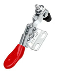 Single clamp from Six Piece Push Pull Toggle Clamp Set With Horizontal Quick Release Self Locking Linkage Beefy Downward Pressure And Steady Clamping Power Reusable Hand Tools For Wood Metal And DIY Projects.