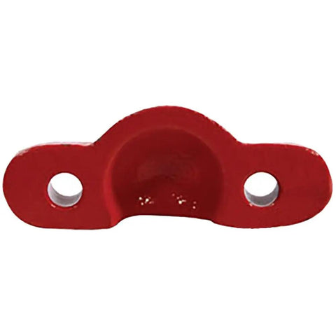 Radius Cap Replacement For Case International Harvester WR9 Tractor Direct Fit Easy Install OEM Spec Durable Aftermarket Part That Replaces A60763DB 60763DB And Meets Or Exceeds OEM Requirements. red metal radius cap with two bolt holes