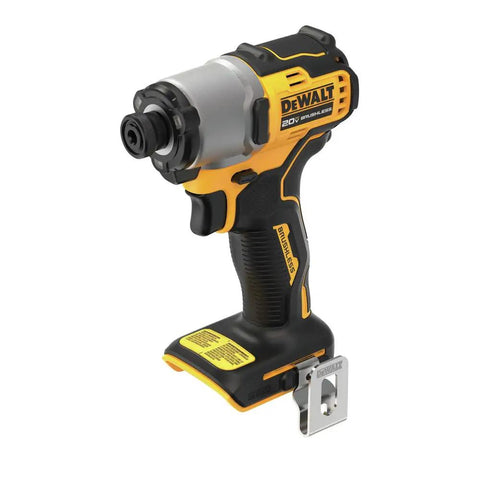 20V Max Cordless Brushless Impact Driver One Quarter Inch Chuck Tool Only For Pros And DIYers Compact Ergonomic Grip