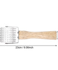 Honey Uncapping Roller Manual Honey Extractor with 23cm wooden handle and plastic needle roller for beekeeping