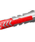 Close-up of DuoPower Universal Plug from the DuoPower Universal Plug Kit 1/4 Inch By 1-3/16 Inch S PH for fastening in various materials.