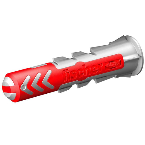 Close-up of DuoPower Universal Plug from the DuoPower Universal Plug Kit 1/4 Inch By 1-3/16 Inch S PH for fastening in various materials.