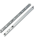 Smooth As Butter Heavy Duty Steel Drawer Glides Two Pack Side Mounted Ball Bearing Cabinet Hardware Full Extension Furniture Setup Quiet Operation 246 Mm, close-up of steel drawer slides.