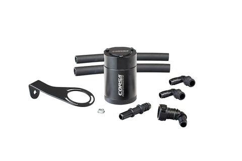 Ford Bronco 2.3L Catch Can 21-22 All Aluminum 6061 Construction 3 Ounce Capacity with OEM Style Quick Disconnect Fittings