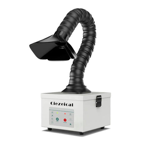 Top Shelf Solder Fume Extractor With Dual Layer Activated Carbon Filter Kicks Toxic Shop Smoke Right Out Brings Legit Clean Air And Zero Noise To Welding Marking Engraving Setup with flexible arm and control panel.