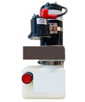 Heavy Duty 800W 24V DC Hydraulic Power Unit For Electric Stacker And Small Hydraulic Set Perfect For Electric Pallet Truck With Reliable Gear Pump, featuring motor and reservoir.