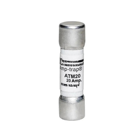 Close-up of ATM20 fuse from Go To Industrial Power Supply Fuse Set 10Pcs ATM1/2, ATM2, ATM3, ATM4, ATM5, ATM6, ATM8, ATM12, ATM15, ATM20, ATM25, ATM30.