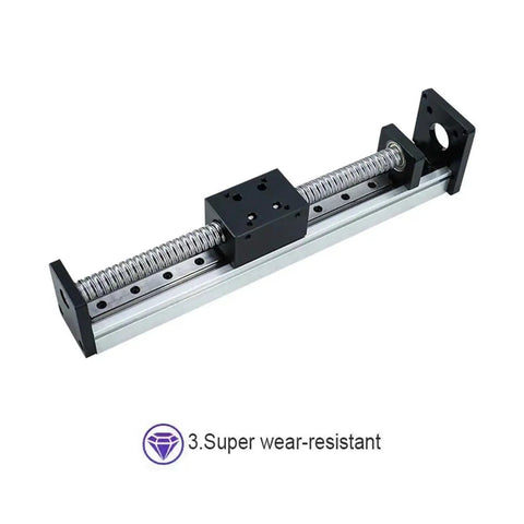 SFU12/16 Linear Motion Slide Table With Three Pitch Screw Options For Custom Single Or Multi Axis Platforms, Quick Nema 17 Or Nema 23 Motor Mounts, Integrated Ballscrew And Rail System For Smooth Precise Motion, aluminum slide table