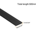 4 Pack Carbon Fiber Strips 1x6mm Pultruded Flat Bars 500mm Long For Kites, RC Airplanes, Drones And Hobby Builds, detail view