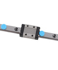 LML9B Miniature Linear Guide Rail 9mm Width with Slide Block, showing compact linear motion rail for precision equipment.