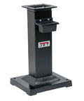 Hardcore 10 Inch Bench Grinder With Dual 24 And 46 Grit Coarse Vitrified Wheels Paired With A Rock Solid Metalworking Stand for stability.