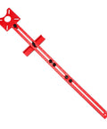 Versatile 24 Inch 4 In 1 Router Milling Groove Bracket With Aluminum Alloy Circle Cutting Jig laid flat, showing components.