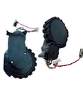 KAFTKO left and right drive wheel motors for Xiaomi Mop B101CN/Omni 1S; black plastic wheel assemblies with wiring.