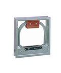 Frame-type Spirit Level Spirit Ruler 541-1002 100X100X0.02mm, showing durable metal design with bubble vial for precision.