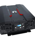 Straight Up Badass 4000W Modified Sine Wave Truck Power Inverter Converts 12V DC To 110V AC, showcasing front ports and control panel.