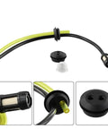Top Tier Heavy Duty Fuel Line Kit Totally Fits Your Brush Cutter For Reliable Power And Smooth Sipping Of Gas No Leaks Or Glitches Ever, black and yellow fuel hose set