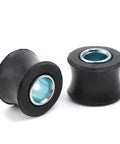 4Pcs 10mm Rear Shock Absorbing Suspension Bushing Set Rubber For Most Motorcycles Scooters ATVs UTVs Go Karts Black High Elasticity