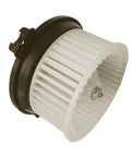 Heavy Duty Blower Motor Assembly For Honda Accord 94 Through 97 And Civic 96 Through 00 close-up showing white plastic and black housing.