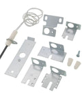 Universal Glow Fly Hot Surface Igniter Kit For 120V Systems Q3200U Replacement with mounting brackets and accessories.