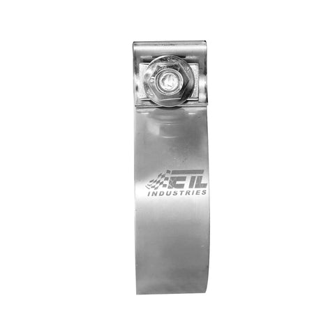 4 Inch Exhaust Clamp Narrow Band 304 Stainless Steel Muffler Band Clamp For Slip Fit Pipes Heavy Duty 1 Pc Durable