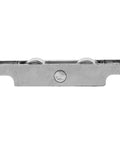 Eight Piece Stainless Steel Sliding Door Rollers Designed To Kill Track Drag On Patio Doors With Silent Copper Groove Compatibility Delivering A Buttery Smooth Glide In Sleek Silver Finish, close-up view of roller component.