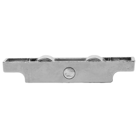 Eight Piece Stainless Steel Sliding Door Rollers Designed To Kill Track Drag On Patio Doors With Silent Copper Groove Compatibility Delivering A Buttery Smooth Glide In Sleek Silver Finish, close-up view of roller component.