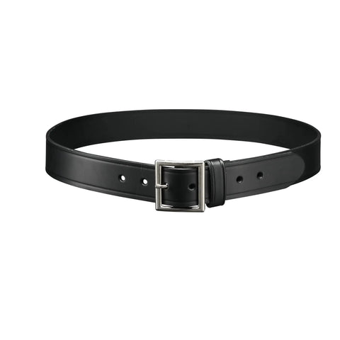 Garrison 1.5 Inch Genuine Leather Belt For Men Black Leather With Chrome Buckle American Made Built To Last Everyday Wear Top Grain Leather Drum Dyed For Scratch Resistance