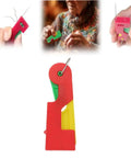 Automatic Needle Threader for Hand Sewing and Embroidery Must Have 2025 Upgraded Threading Device, red and green compact tool.