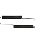 Two Piece Heavy Duty Dishwasher Door Springs Set For Home And Commercial Kitchens Beefy Metal Replacement Parts For Dishwashers Easy Install Prevents Door Slams And Accidental Drops, black metal springs