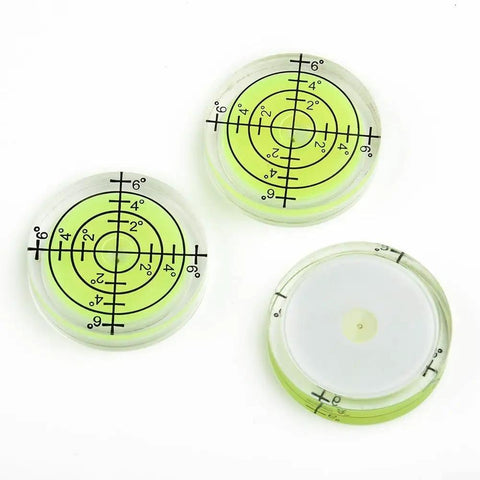 32mm Circular for spirit Level Bubble for Furniture Placement and with clear design, measuring angles for accurate leveling.