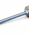 Side view of Beefy Heavy Duty Furniture Leveling Feet with 3 Inch Stem and Five Sixteenths by Eighteen Thread Adjustable Glides.