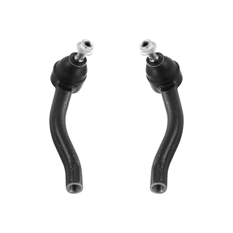 Beef Up 10 Piece Front Lower Suspension Kit With Control Arms Ball Joints Sway Bar Links Outer And Inner Tie Rod Bellows For Nissan Versa 2012 To 2019 And Micra 2015 To 2019, two outer tie rod ends