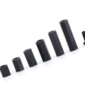 Rock Solid Nylon Standoff Spacer Kit For Circuit Boards With 250 Pieces Includes Male And Female Hex Pillars Anti Signal Interference Easy Mounting Great For Chip Thermal Channels M2 Dual Pass D Model, black hex spacers