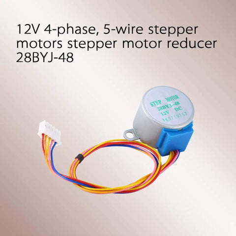 12V Gear Motor With Encoder For Precise Speed Reduction And 28BYJ-48 Mini Stepper Motor Replacement