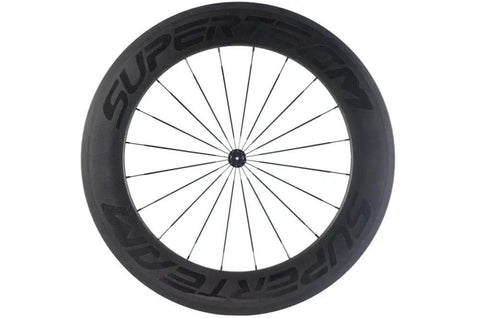 88mm Carbon Fiber Wheelset For 700C Clincher, 23mm Inner Width, 3K Matte Rim, EN Tested, 1835g Per Pair, Basalt Braking Surface