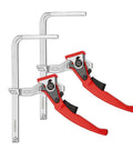 2 Pack Quick Ratchet Track Saw Guide Rail Clamp MFT Clamp With 220kg Clamping Force, Fits All Rails Including Festool And Wen