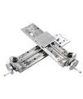 Dead Smooth XY Axis Manual Linear Stage Featuring Screw Driven Sliding Table And Heavy Duty Linear Guide for precise adjustments.
