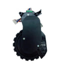 Left Wheel Replacement For Self Cleaning Vacuum Mop Robot 1S L10S B101CN detailed view with rubber tread and mount components