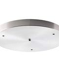 Traditional Casual Canopy Pendant Accessory In Brushed Nickel Finish For Ceiling Lights, easy install round shape