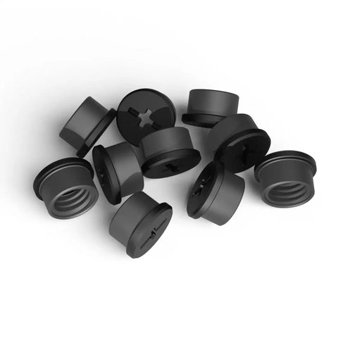 10 Pack Bladder Valve Screws For Speedflex And Speed Lcon Football Helmets Replacement Kit with black valve caps